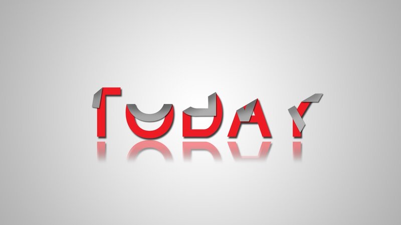 Red and Silver Text