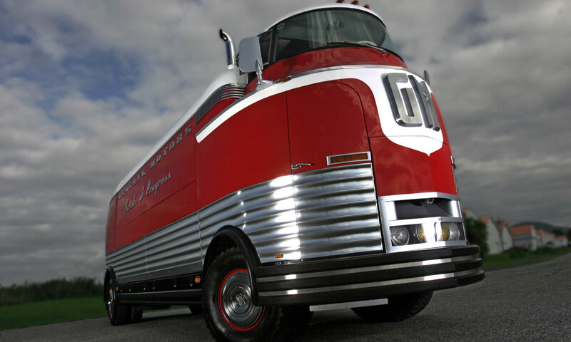 Red and Silver Truck
