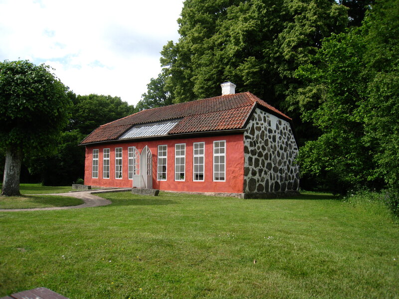 Red and Stone Building