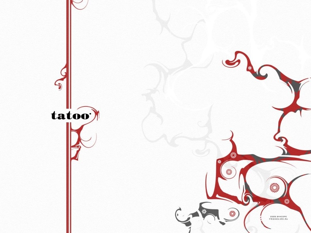 red and white abstract design