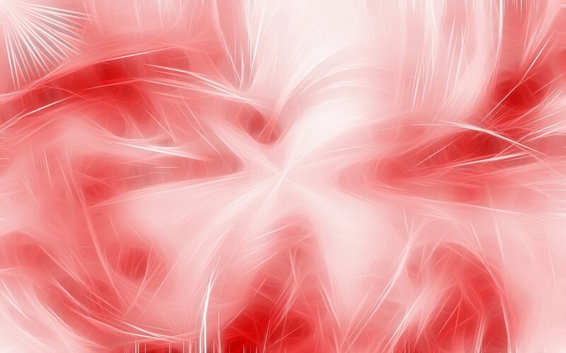 Red and white abstract fractal
