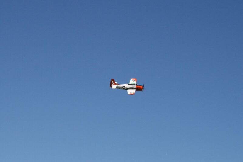 Red and White Airplane — Blue, Serene