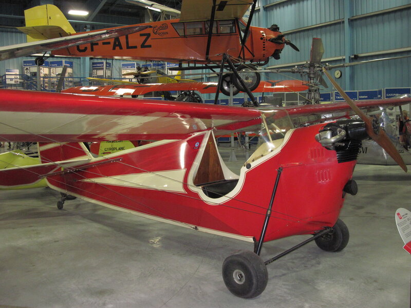 Red and White Airplane — Calm, Photograph