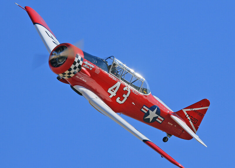 Red and White Airplane — Dynamic