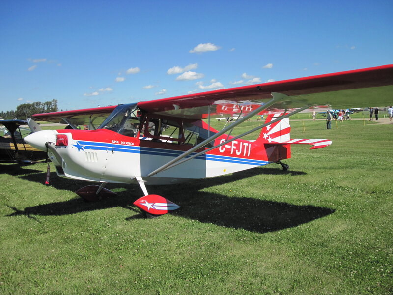 Red and White Airplane — Green