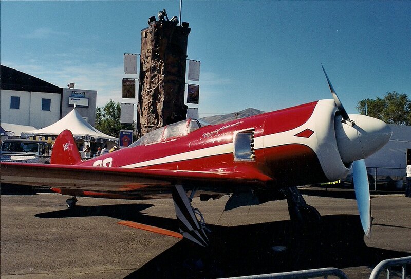 Red and White Airplane — Outdoor, Afternoon