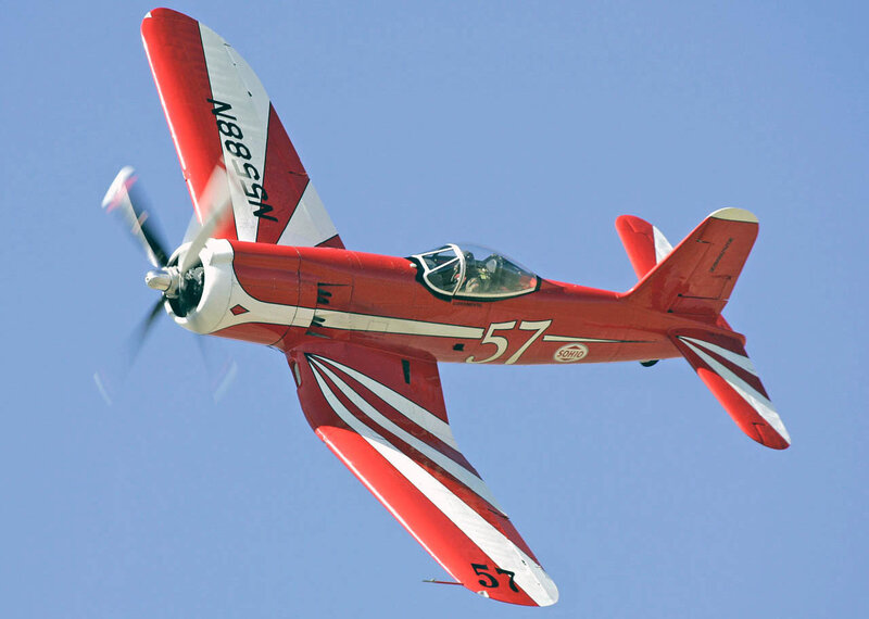 Red and White Airplane