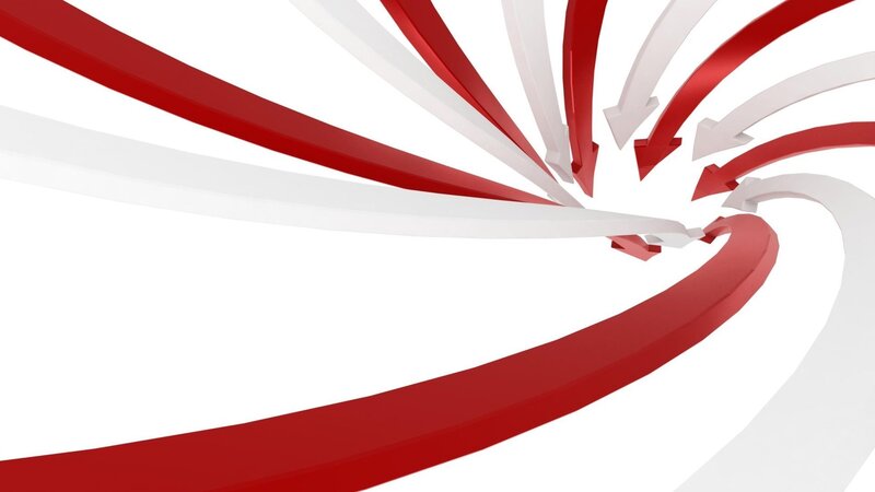 Red and White Arrows