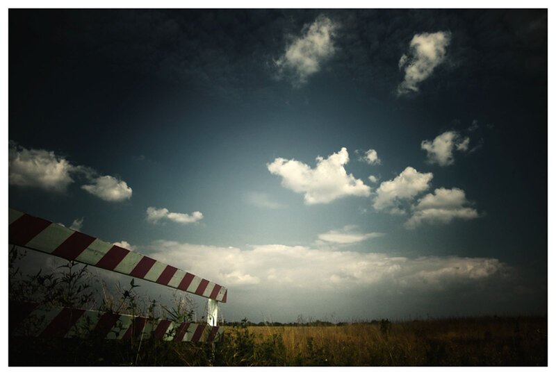 Red and White Barrier