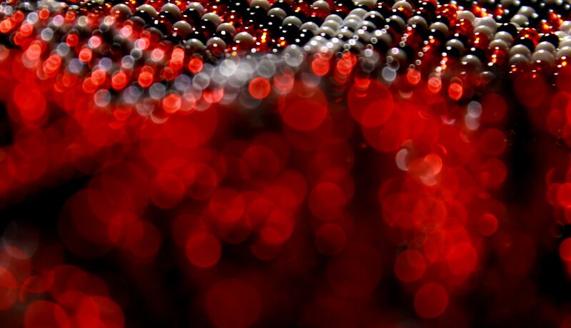 Red and White Beads