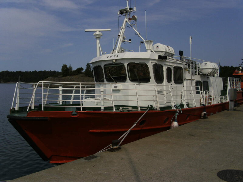 Red and White Boat — Calm, Afternoon