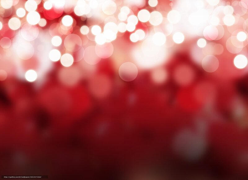 Red and White Bokeh Lights — Festive, Photograph