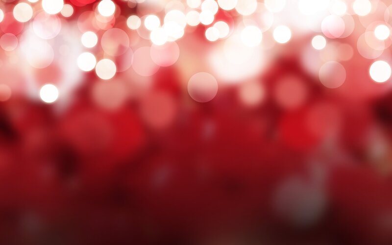 Red and White Bokeh Lights — Festive