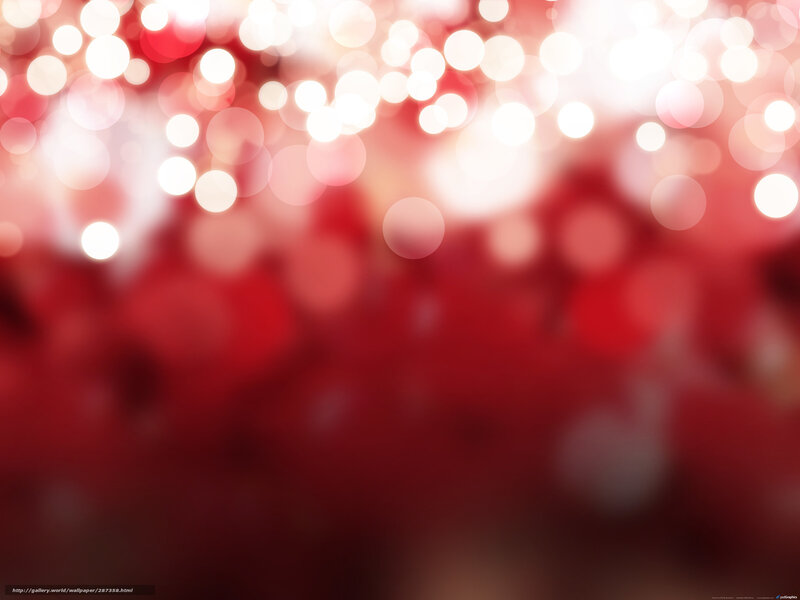 Red and White Bokeh Lights