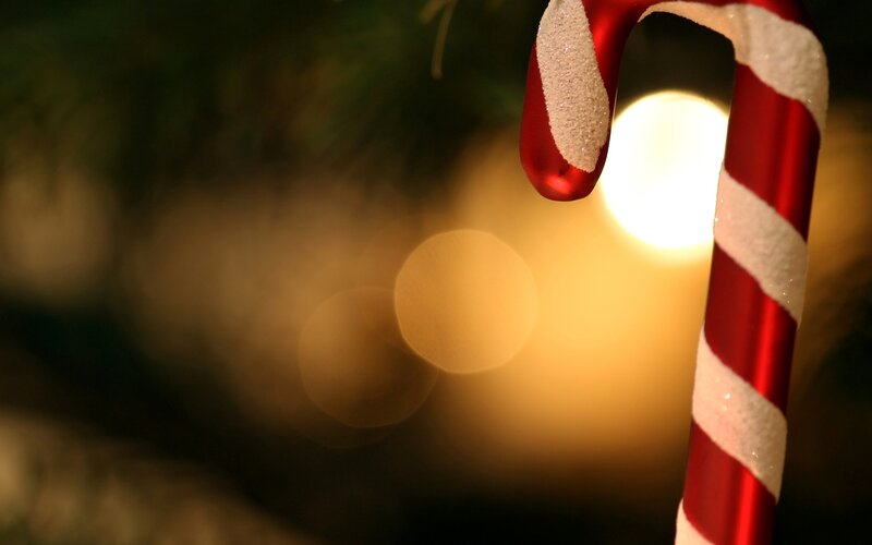 Red and White Candy Cane