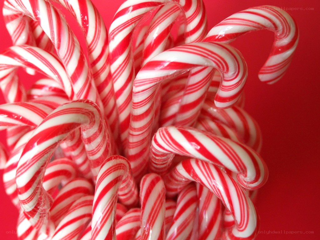 Red and white candy canes