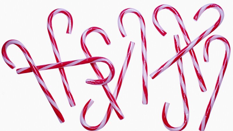 red and white candy canes