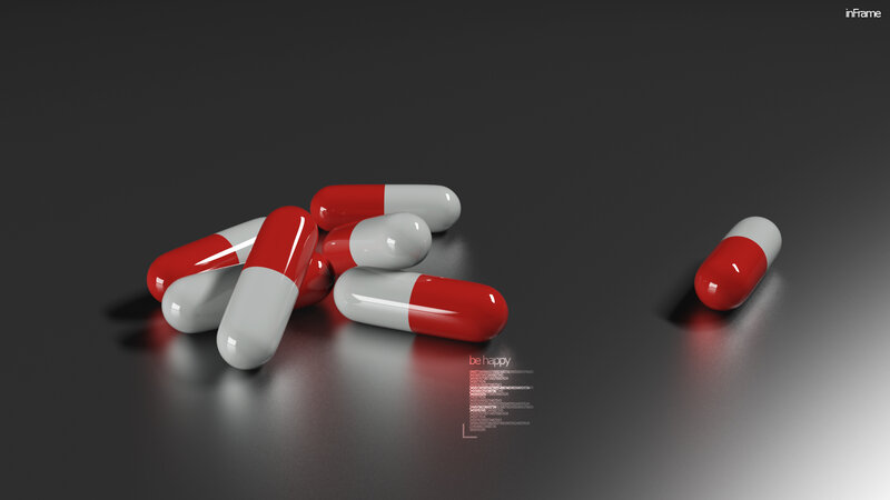 Red and White Capsules