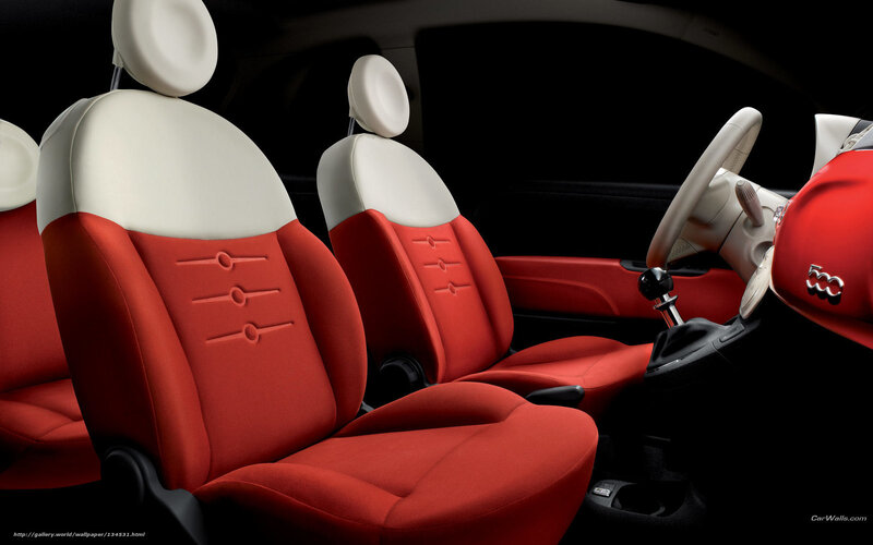 Red and White Car Seats — Dramatic