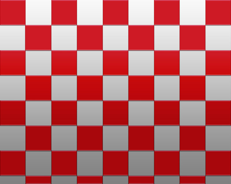 red and white checkerboard pattern