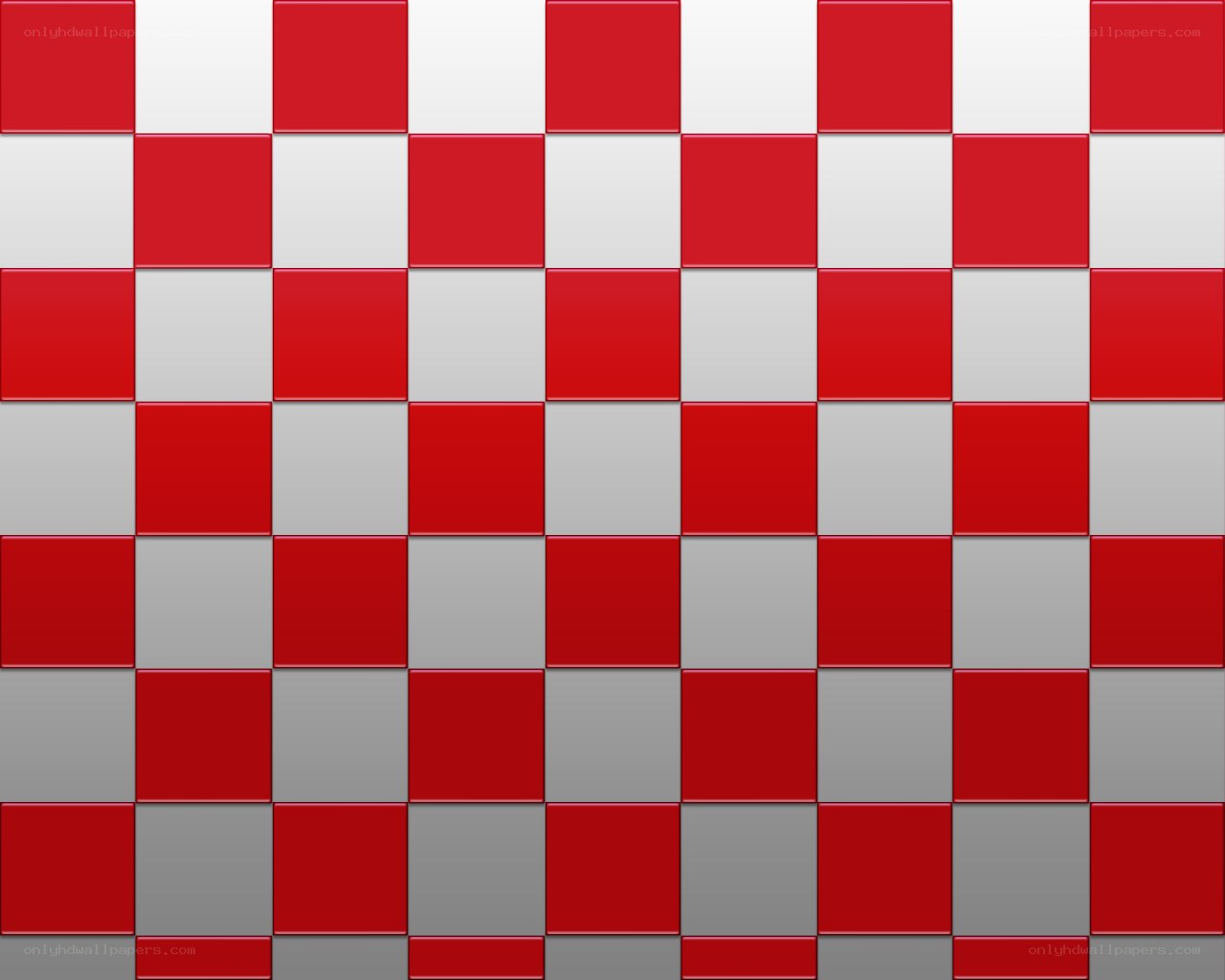 red and white checkerboard pattern