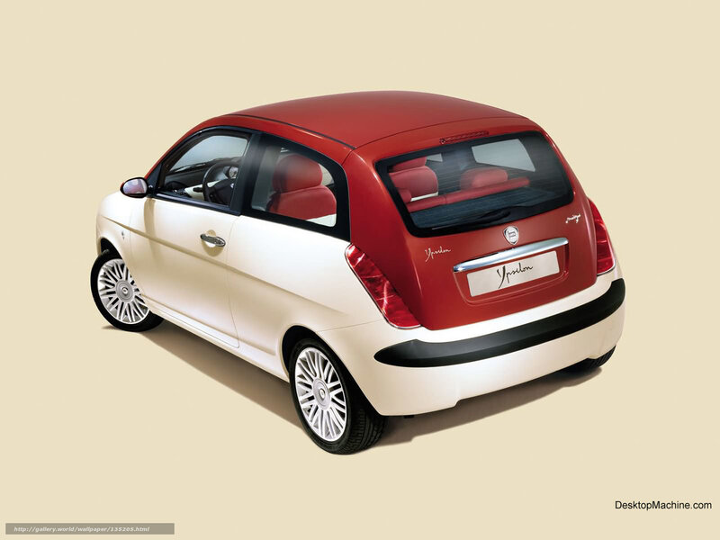 red and white compact car