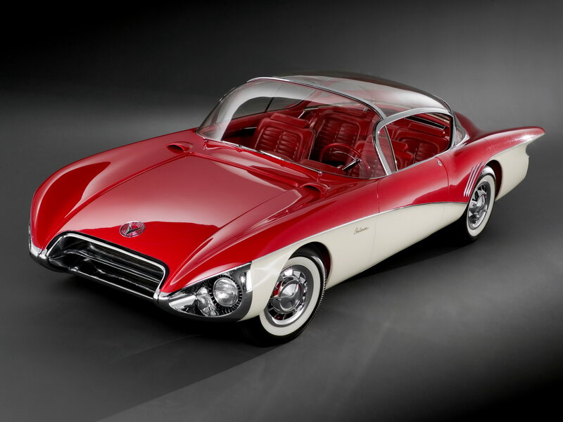 Red and White Concept Car — Dramatic, Photograph, Interior, Wheel