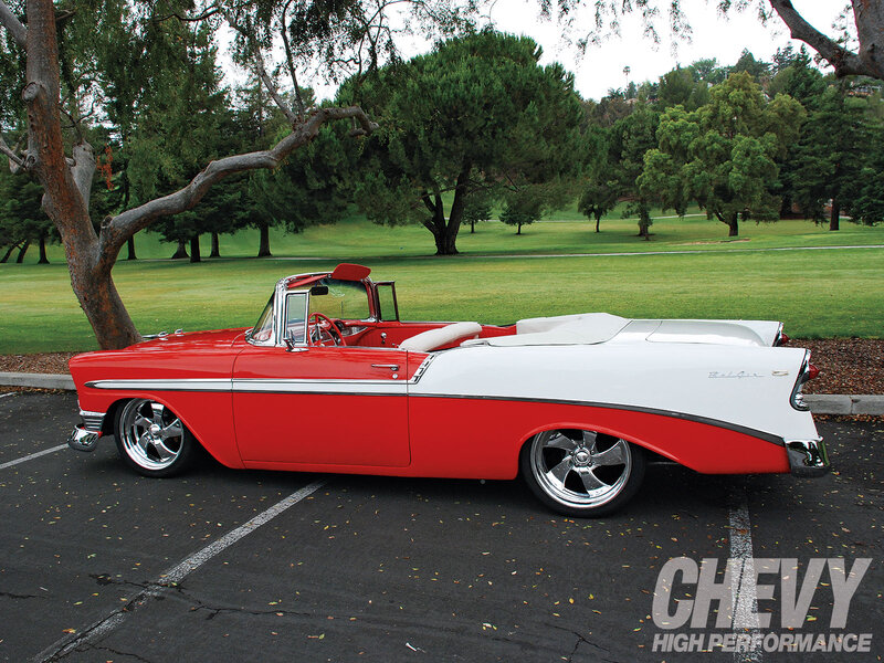 Red and White Convertible — Serene