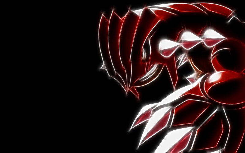 Red and White Creature — Dramatic, Digital Art