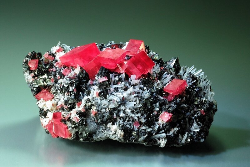 Red and White Crystals