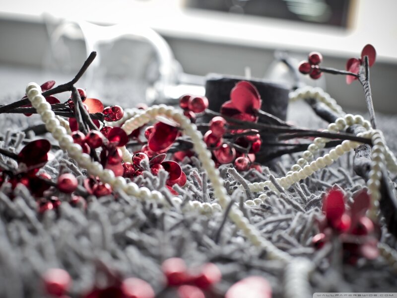 Red and White Decorations