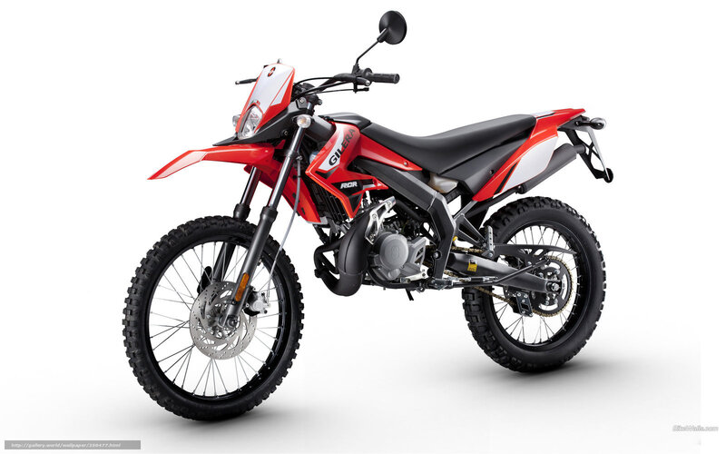 red and white dirt bike