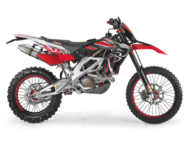 red and white dirt bike