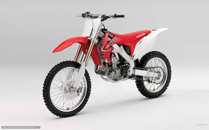 Red and White Dirt Bike — Neutral, Photograph, Handlebars, Seat, Wheels