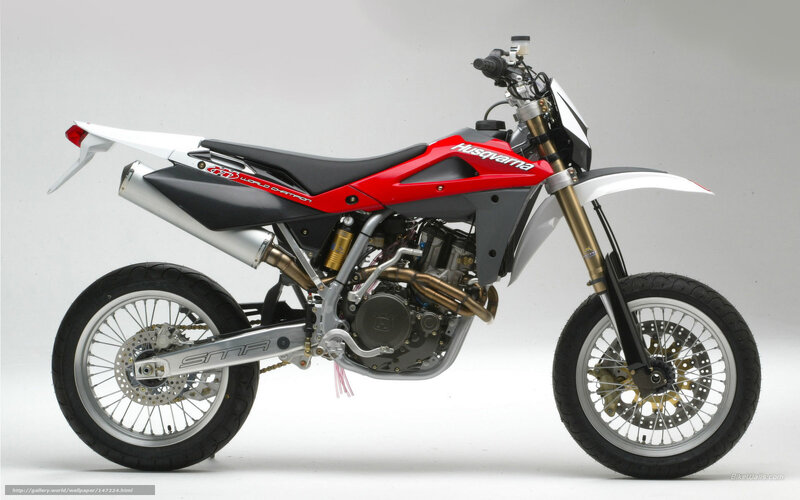 Red and White Dirt Bike — Neutral, Photograph, Motorcycle, Engine, Exhaust