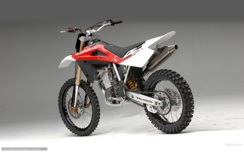 Red and White Dirt Bike — Neutral, Photograph, Motorcycle, Exhaust