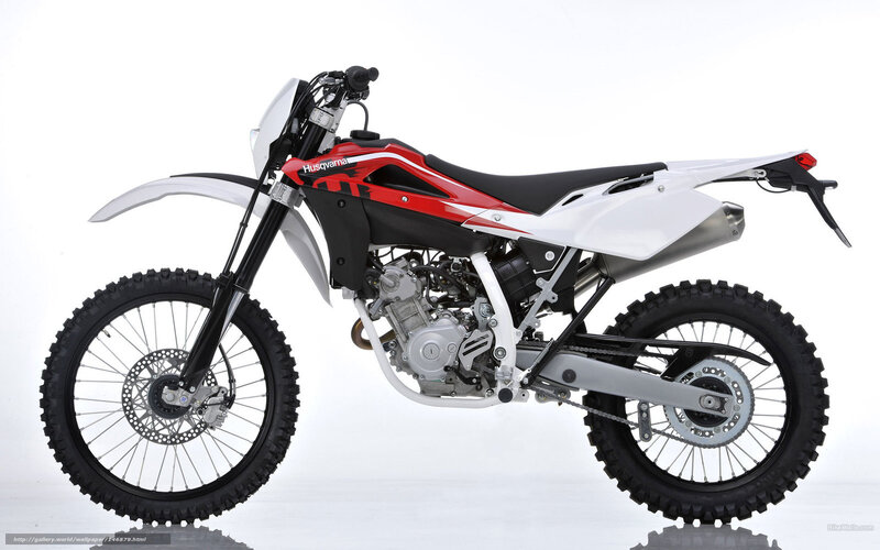 Red and White Dirt Bike — Neutral, Photograph, Motorcycle, Seat, Engine