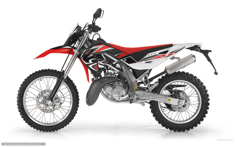 red and white dirt bike
