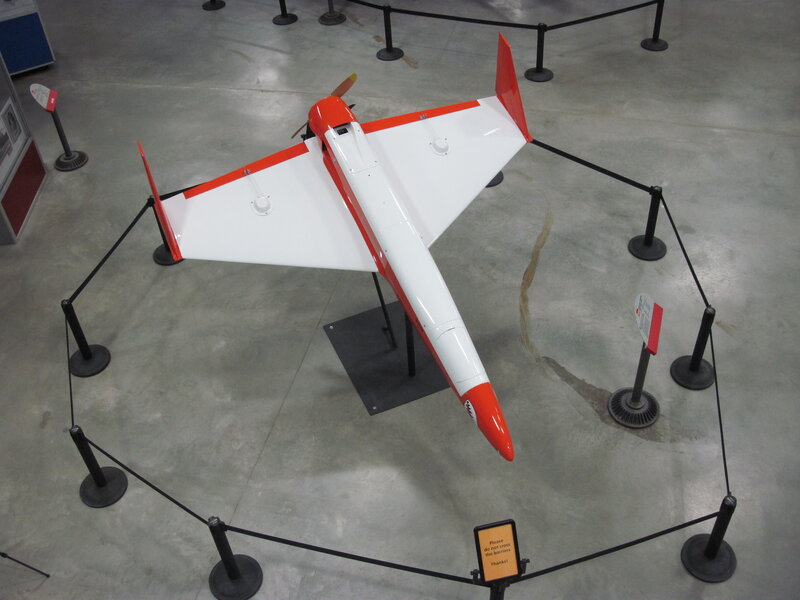 Red and White Drone