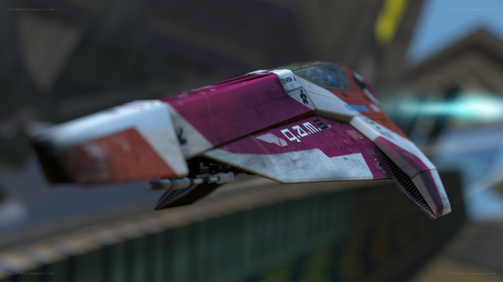 red and white fighter jet