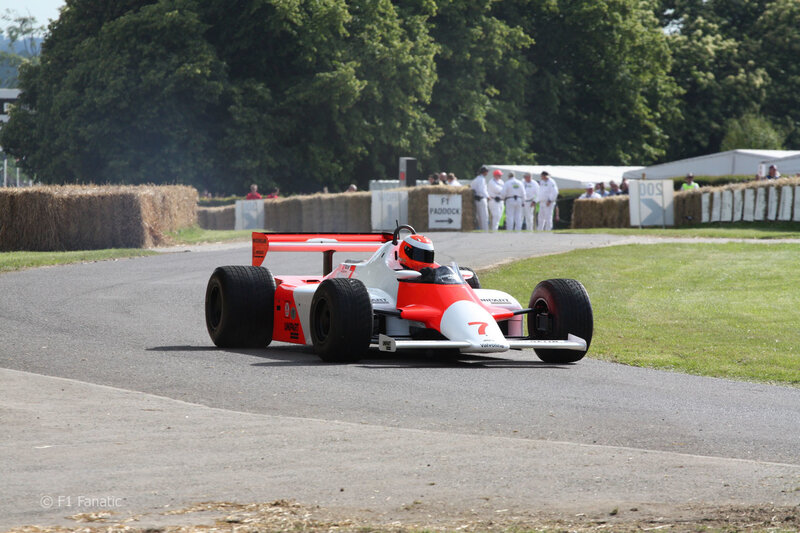 Red and White Formula One Car — Active
