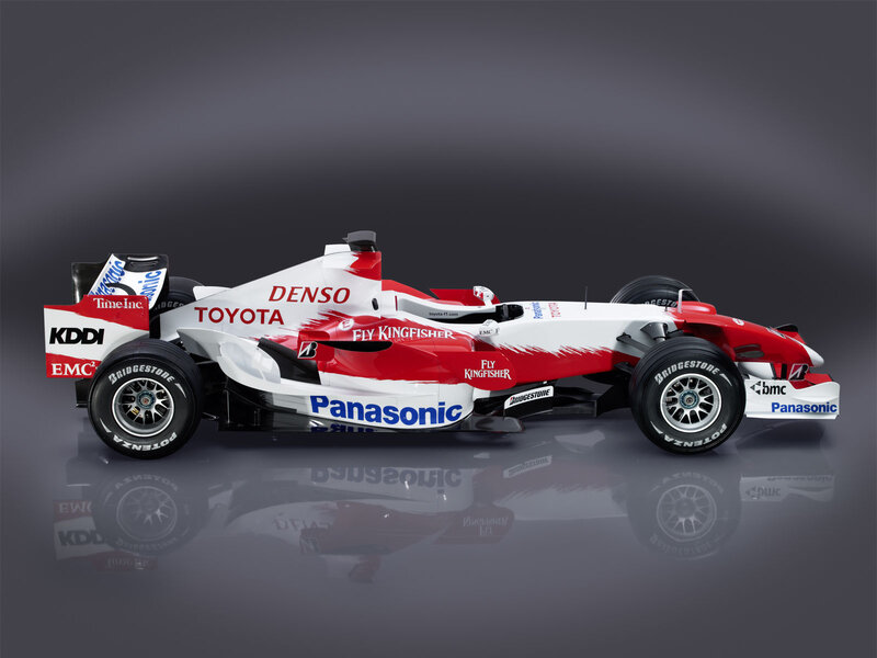 Red and White Formula One Car — Neutral, Photograph