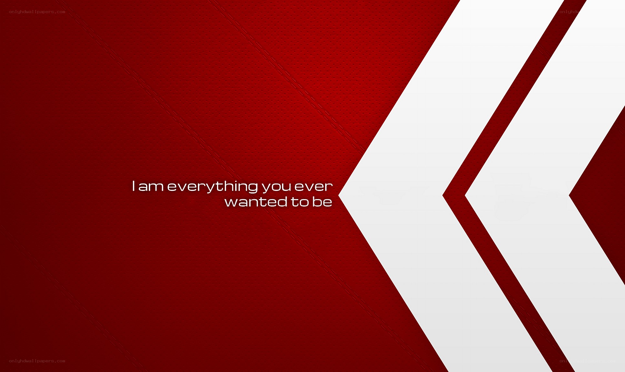 red and white geometric design