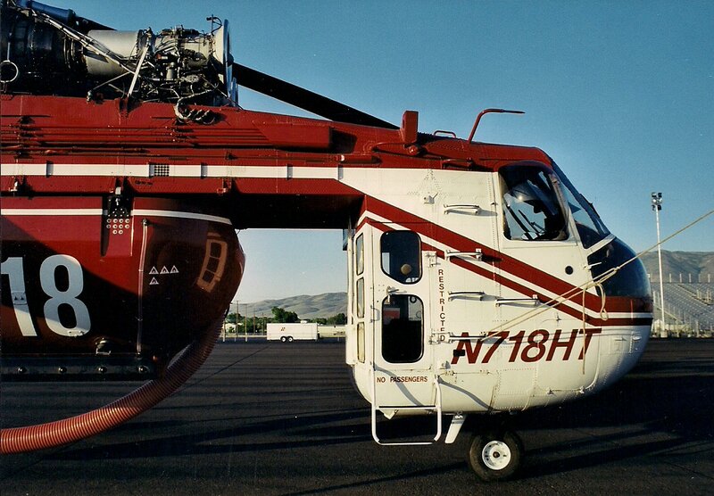 Red and White Helicopter — Calm