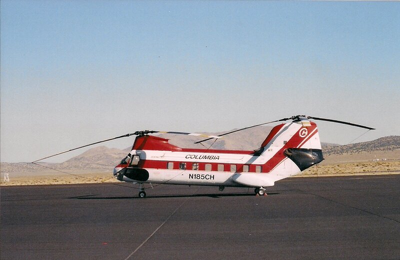Red and White Helicopter — Serene