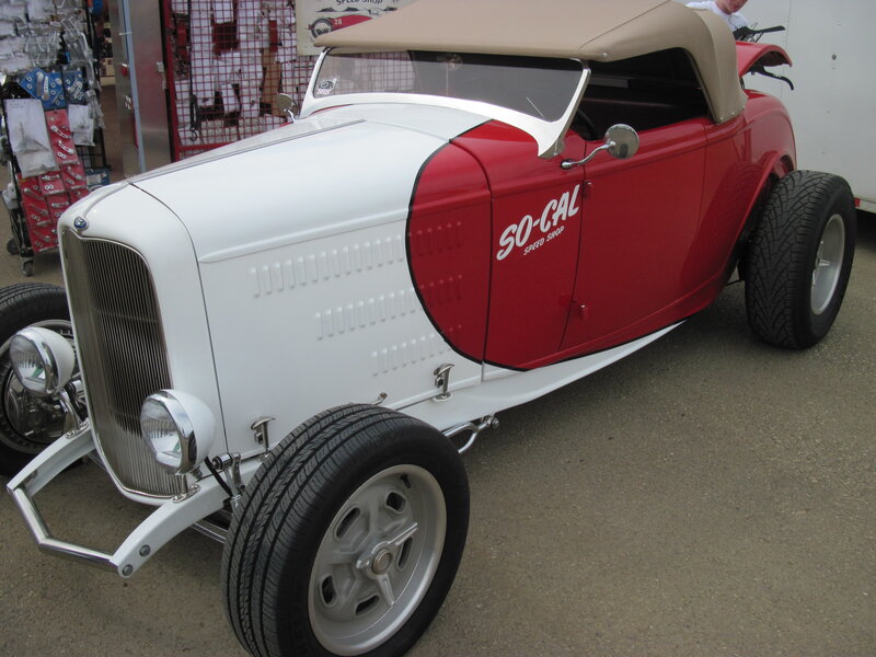 Red and White Hot Rod — Showcase