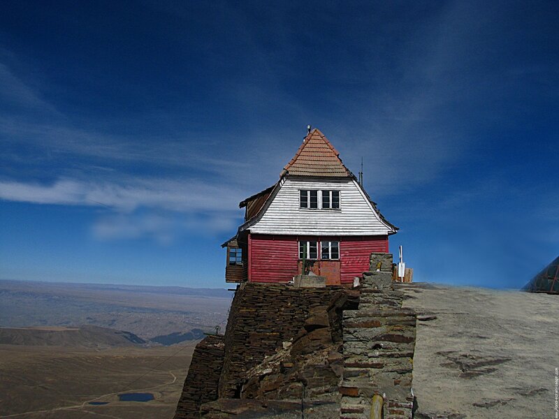 Red and White House