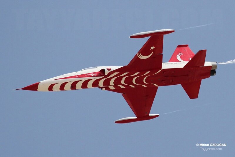 Red and White Jet Aircraft — Dynamic, Afternoon, Photograph, Sky, Smoke