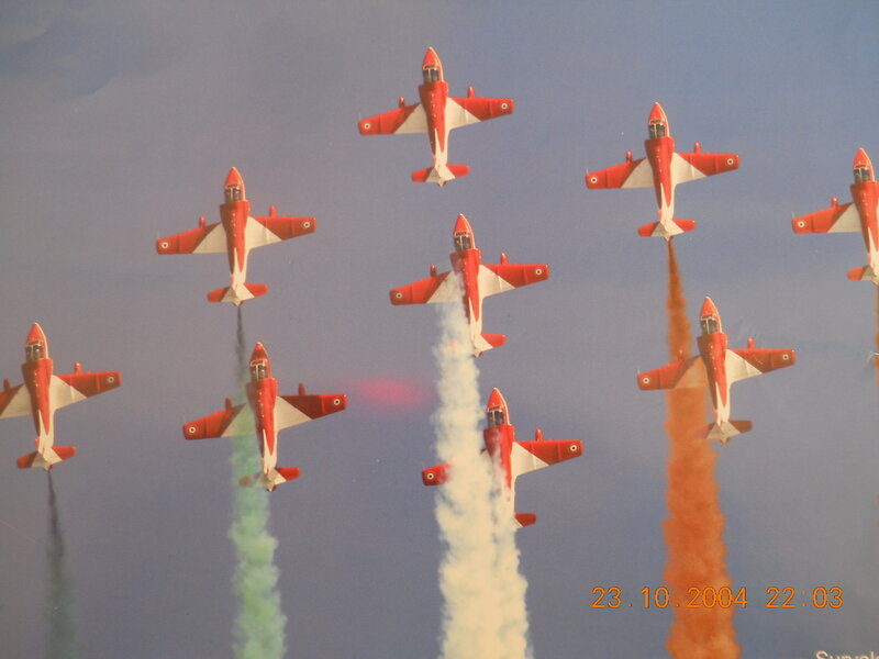 Red and White Jets