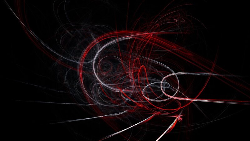Red and White Light Streaks — Black